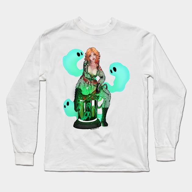 Ghost Busty Long Sleeve T-Shirt by RAGS